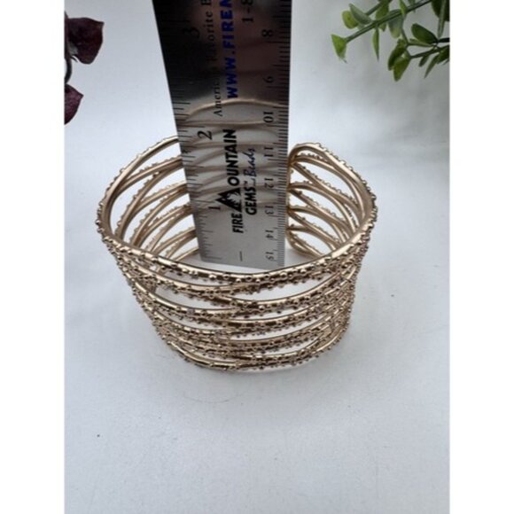 Kendra Scott Nicolas Cuff Bracelet  Gold Tone, Chunky Bracelet Gold- - Picture 11 of 13